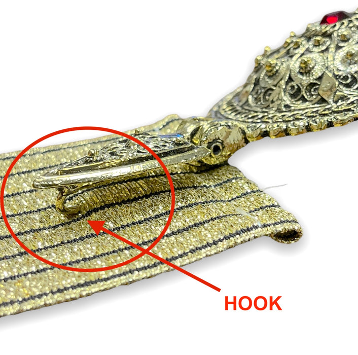 Traditional Dance Buckle - Gold