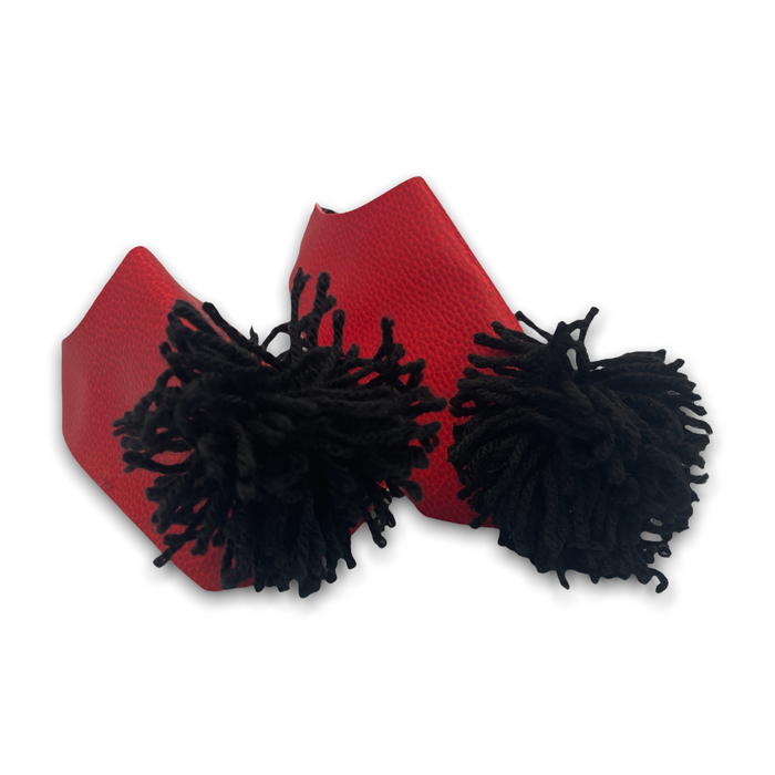 Pair of Tsarouchi Shoe Covers - Imitation Leather