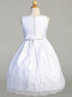 First Communion Dress - The Angela Collection (Sizes 6, 7, 8, 10) (Plus Sizes 8, 10, 12, 14)