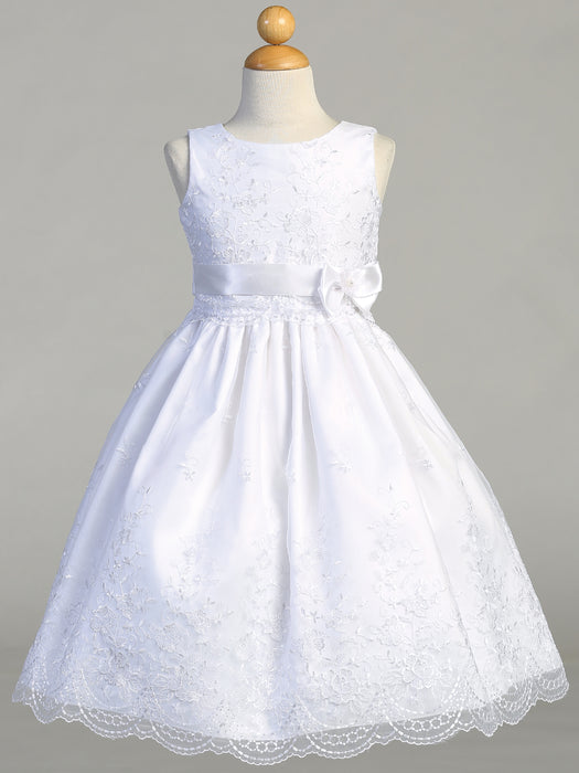 First Communion Dress - The Angela Collection (Sizes 6, 7, 8, 10) (Plus Sizes 8, 10, 12, 14)