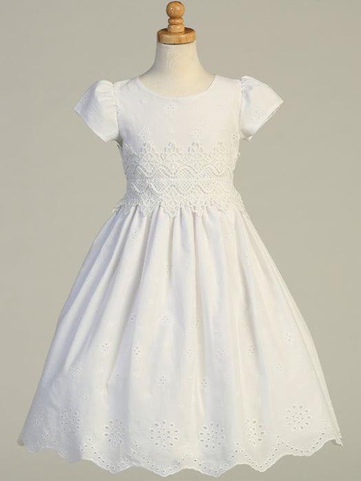 First Communion Dress - The Serenity Collection (Sizes 6, 7, 8, 10, 12) (Plus Sizes 12-16)