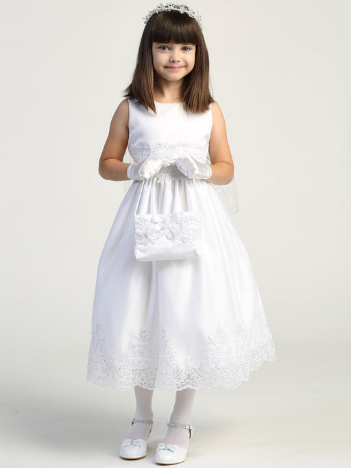 First Communion Dress - The Julia Collection (Sizes 6, 7, 8, 10, 12) (Plus Sizes 10, 12, 14, 16, 18, 20)