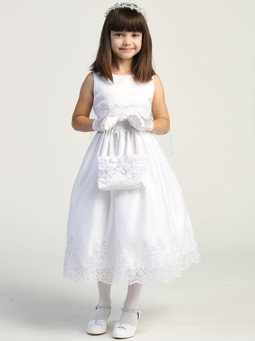 First Communion Dress - The Julia Collection (Sizes 6, 7, 8, 10, 12) (Plus Sizes 10, 12, 14, 16, 18, 20)