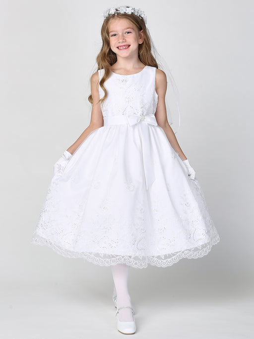 First Communion Dress - The Olympia Collection (Sizes 6, 7, 8, 10, 12) (Plus Sizes 8, 10, 12, 14)