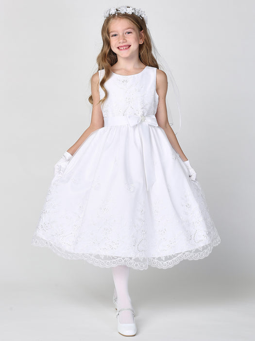 First Communion Dress - The Olympia Collection (Sizes 6, 7, 8, 10, 12) (Plus Sizes 8, 10, 12, 14)