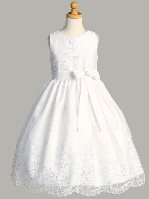 First Communion Dress - The Olympia Collection (Sizes 6, 7, 8, 10, 12) (Plus Sizes 8, 10, 12, 14)