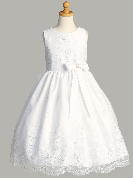 First Communion Dress - The Olympia Collection (Sizes 6, 7, 8, 10, 12) (Plus Sizes 8, 10, 12, 14)