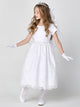 First Communion Dress - The Estella Collection (Sizes 6, 7, 8, 10, 12) (Plus Sizes 8, 10, 12, 14)