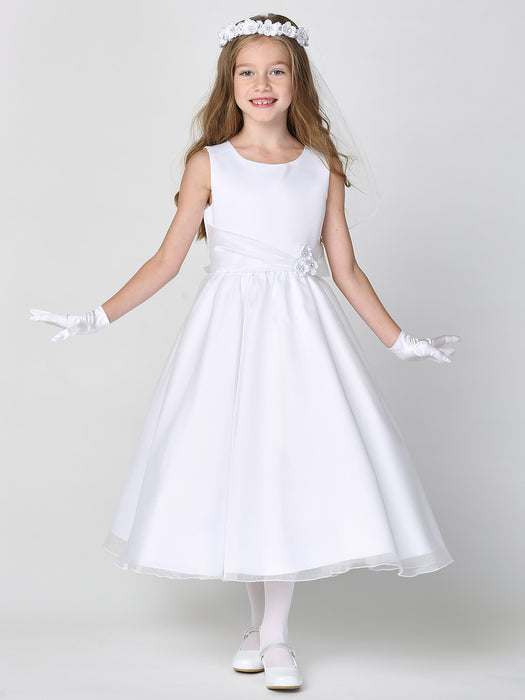 First Communion Dress - The Elizabeth Collection (Sizes 6, 7, 8, 10, 12) (Plus Sizes 10, 12, 14, 16, 18, 20)