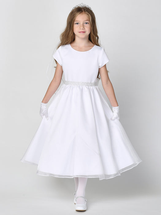 First Communion Dress - The Katherine Collection (Sizes 6, 7, 8, 10, 12) (Plus Sizes 10, 12, 14, 16, 18, 20)