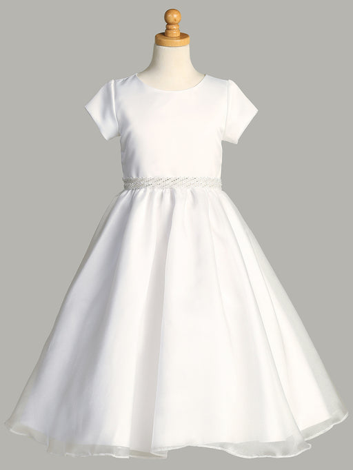 First Communion Dress - The Katherine Collection (Sizes 6, 7, 8, 10, 12) (Plus Sizes 10, 12, 14, 16, 18, 20)