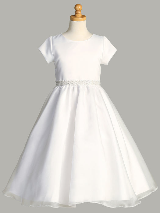 First Communion Dress - The Katherine Collection (Sizes 6, 7, 8, 10, 12) (Plus Sizes 10, 12, 14, 16, 18, 20)