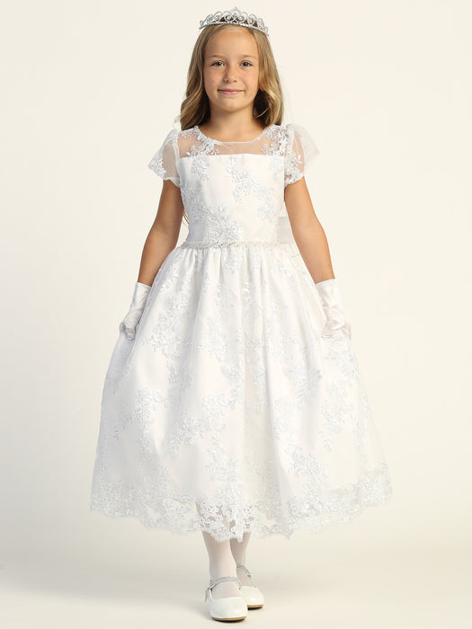 First Communion Dress - The Irene Collection (Sizes 6, 7, 8, 10, 12)