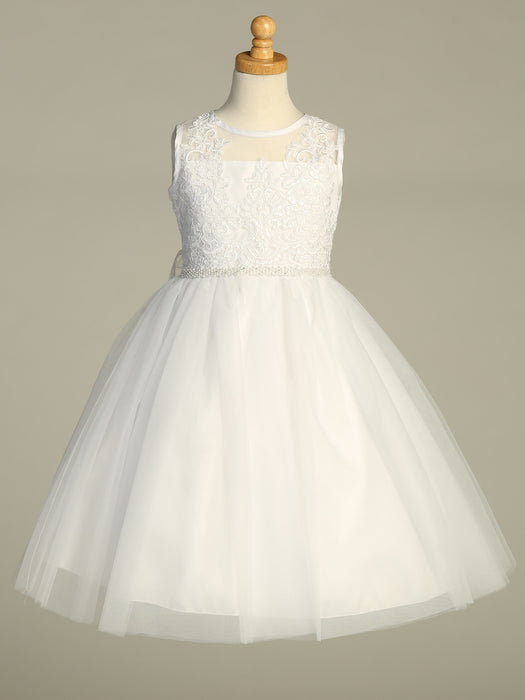First Communion Dress - The Caroline Collection (Sizes 6, 7, 8, 10, 12) (Plus Sizes 8, 10, 12, 14, 16)