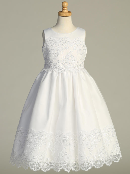 First Communion Dress - The Maria Collection (Sizes 6, 7, 8, 10, 12) (Plus Sizes 10, 12, 14, 16, 18, 20)