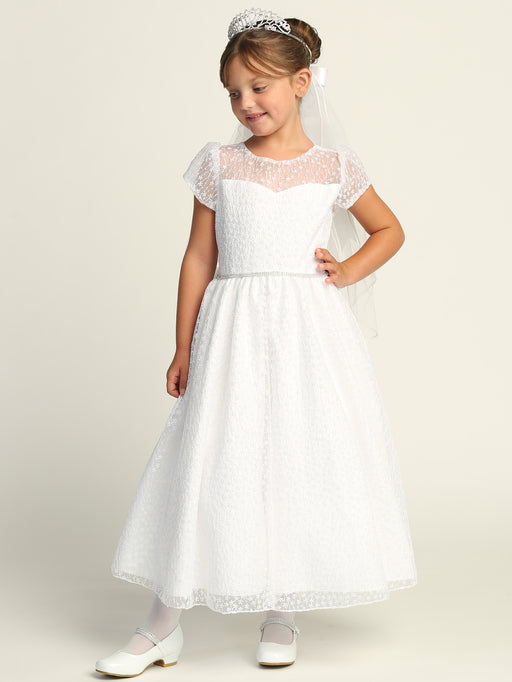 First Communion Dress - The Aurora Collection - (Sizes 6, 7, 8, 10, 12)