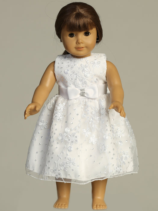 First Communion Dress - The Daphne Collection (Sizes 6, 7, 8, 10, 12) (Plus Sizes 12, 14, 16)