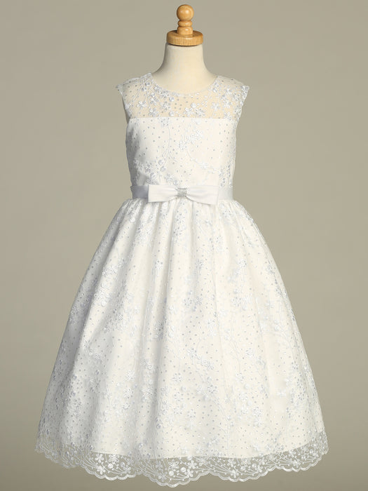 First Communion Dress - The Daphne Collection (Sizes 6, 7, 8, 10, 12) (Plus Sizes 12, 14, 16)