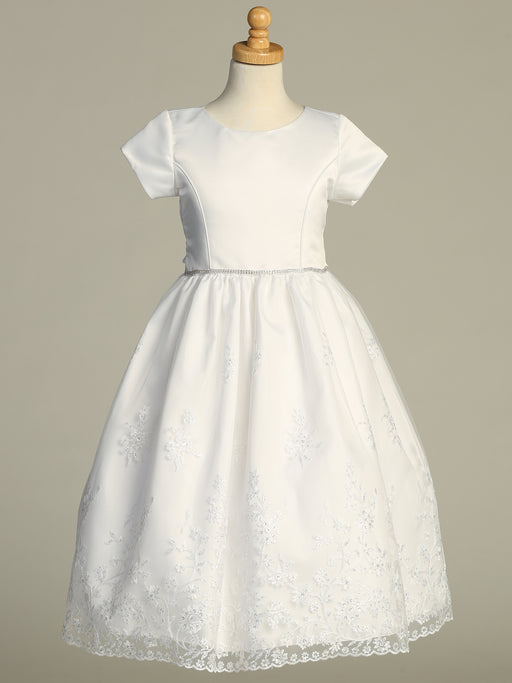 First Communion Dress - The Elina Collection (Sizes 6, 7, 8, 10) (Plus Sizes 12, 14, 16, 18, 20)