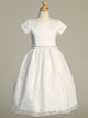 First Communion Dress - The Elina Collection (Sizes 6, 7, 8, 10) (Plus Sizes 12, 14, 16, 18, 20)