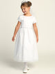First Communion Dress - The Elina Collection (Sizes 6, 7, 8, 10) (Plus Sizes 12, 14, 16, 18, 20)