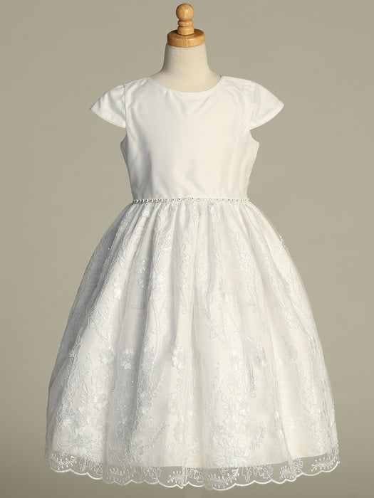 First Communion Dress - The Stella Collection (Sizes 6, 7, 12)