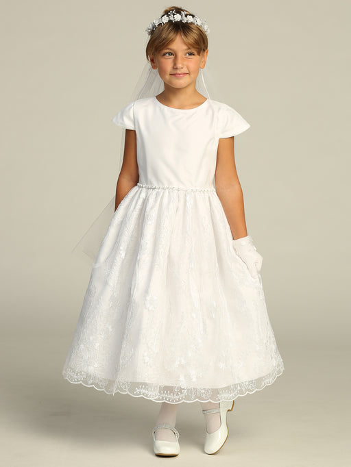 First Communion Dress - The Stella Collection (Sizes 6, 7, 12)