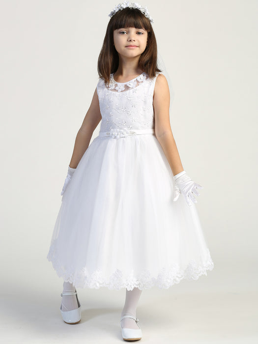 First Communion Dress - The Mary Collection (Sizes 6, 7, 8, 10, 12, 14) (Plus Sizes 8, 10, 12, 14, 16, 18, 20)