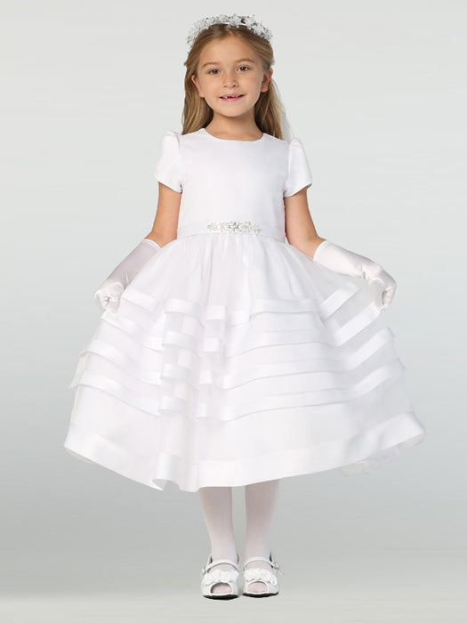 First Communion Dress - The Hannah Collection (Sizes 6, 7, 8, 10, 12, 14) (Plus Sizes 8, 10, 12, 14, 16, 18, 20)