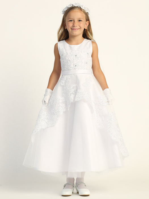 First Communion Dress - The Sarah Collection (Sizes 6, 7, 8, 10) (Plus Sizes 8, 10, 12, 14, 16, 18, 20)