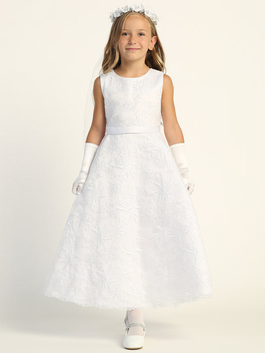 First Communion Dress - The Claire Collection (Sizes 6, 7, 8, 10) (Plus Sizes 8, 10, 12, 14, 16, 18, 20)