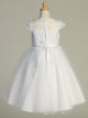 First Communion Dress - The Vivian Collection (Sizes 6, 7, 8, 10) (Plus Sizes 8, 10, 12, 14, 16, 18, 20)