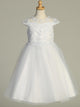 First Communion Dress - The Vivian Collection (Sizes 6, 7, 8, 10) (Plus Sizes 8, 10, 12, 14, 16, 18, 20)