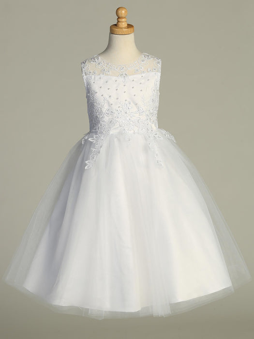 First Communion Dress - The Michelle Collection (Sizes 6, 7, 8, 10) (Plus Sizes 8, 10, 12, 14, 16, 18, 20)