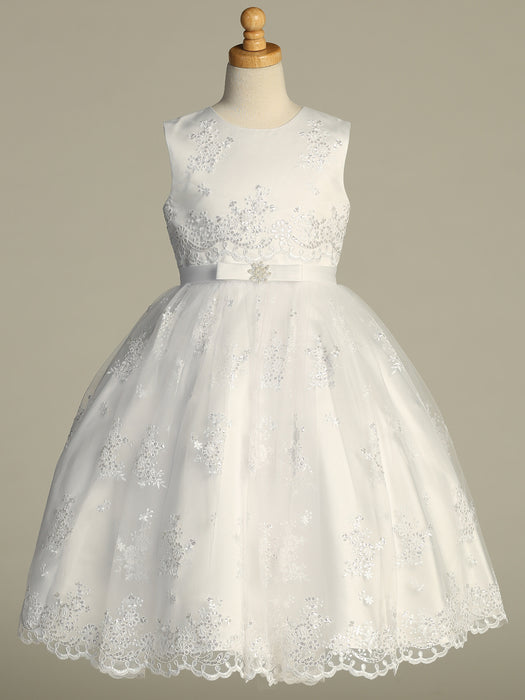 First Communion Dress - The Angelica Collection (Sizes 6, 7, 8, 10, 12)