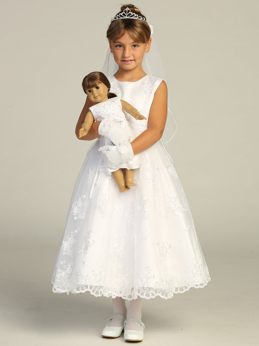 First Communion Dress - The Angelica Collection (Sizes 6, 7, 8, 10, 12)
