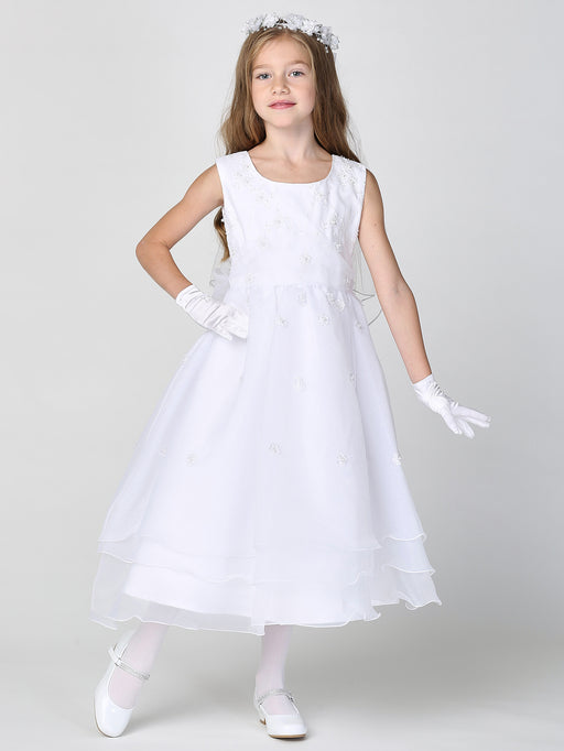 First Communion Dress - The Ourania Collection (Sizes 5, 6, 7, 8, 10, 12, 14)