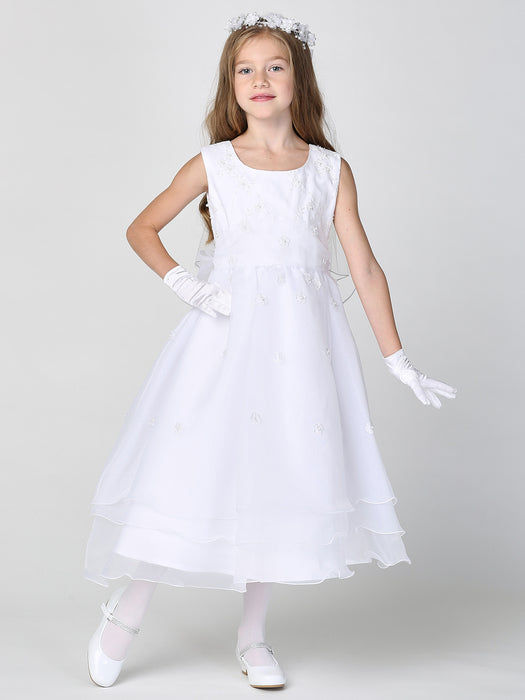 First Communion Dress - The Ourania Collection (Sizes 5, 6, 7, 8, 10, 12, 14)