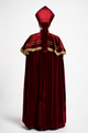 Christmas Saint Nicholas Burgundy Costume - Adult Male
