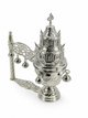 Censer - Orthodox Censer with Bells - Silver Finish