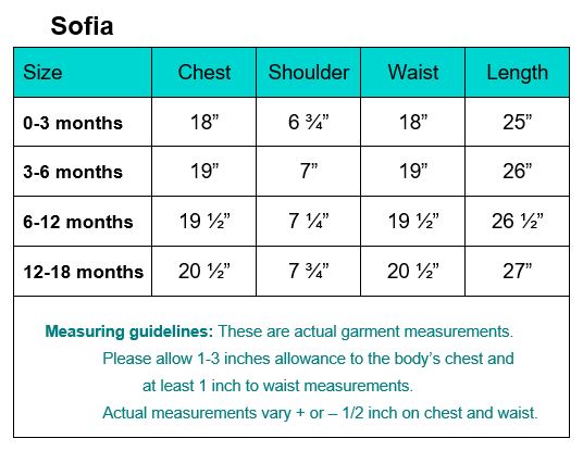 Sofia Girls Christening Outfit (up to 18 months)