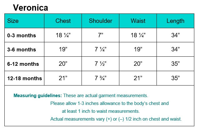 Veronica Girls Christening Outfit (up to 18 months)