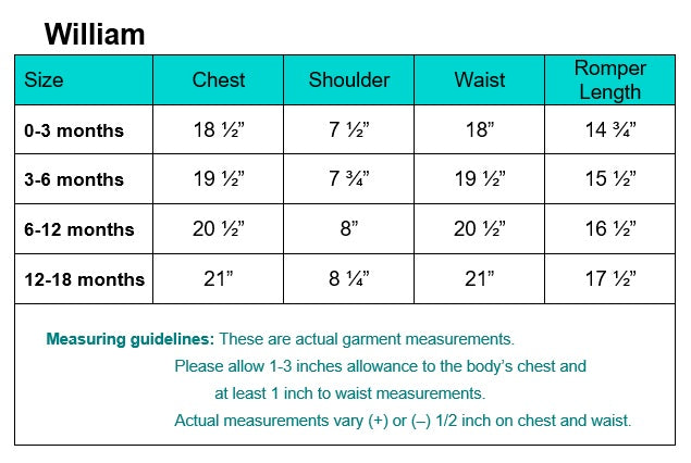 William Boy's Christening Outfit (up to 18 months)