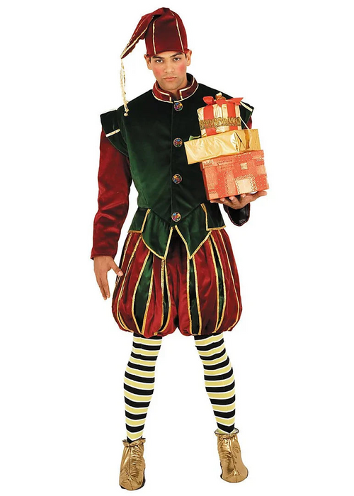 Christmas Elf Costume Traditional - Adult Male
