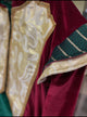 Christmas Burgundy Elf Costume - Adult Male