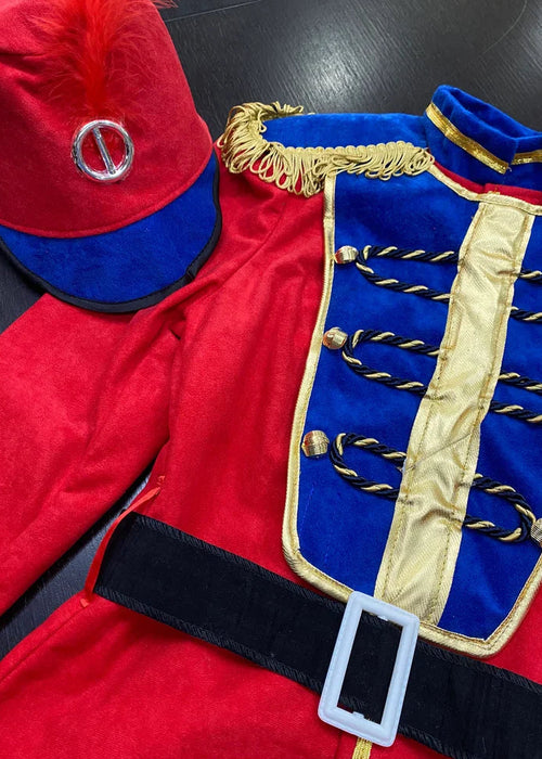 Christmas Drummer Costume (Blue and Red) - Child
