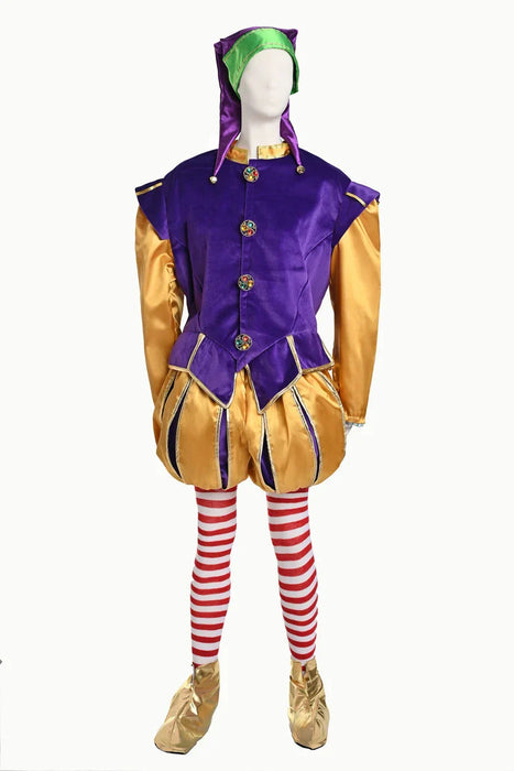 Christmas Purple Elf Costume - Adult Male