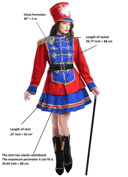 Christmas Mrs. Nutcracker Costume - Adult Woman