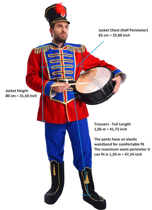 Christmas Nutcracker Costume - Adult Male