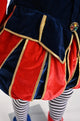Christmas Blue - Red Elf/Jester Costume - Adult Woman